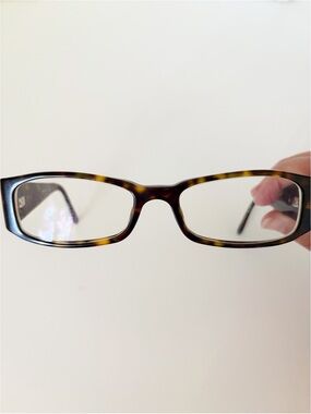 Vintage Prada Tortoiseshell Rectangular eyeglasses frames